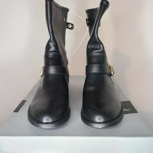 NEW Never Worned Womens Target Mossimo Black Leather Kyla Boot Size 8M